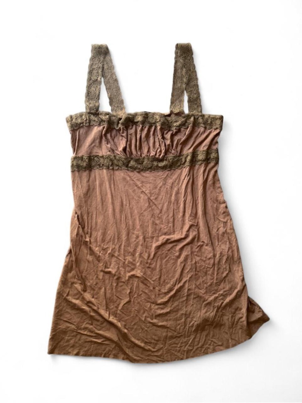 POL Brown Lace-Trim Camisole BRAND NEW NEVER WORN